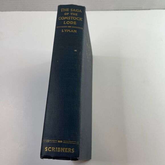 The Saga Of The Comstock Lode Boom Days In Virginia City 1st Print George D Lyma - Picture 2 of 8